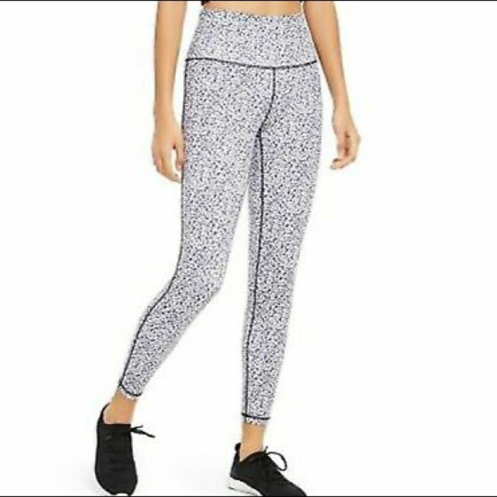 NEW: IDEOLOGY : Feathered Leo - Quality Leopard Leggings High Waist -back pocket